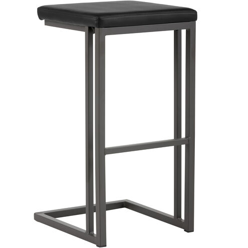 Boone 30 inch Grey / Onyx Barstool, Set Of 2